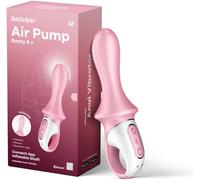 Satisfyer Air Pump Booty 5+ rosa plug gonfiabile app 12 vibrazioni IPX7 USB