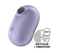 SATISFYER ASPIRATORE CLITORIDEO VIOLA PER DONNA SUCCHIA CLITORIDE IN SILICONE