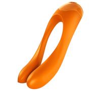 Satisfyer Candy Cane - doppio vibratore impermeabile ricaricabile (arancione)
