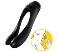 SATISFYER CANDY CANE VIBRADOR DEDO NERO - TAGLIA 1, NERO