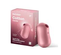 Satisfyer Cotton Candy Air Pulse & Vibratore Clitorideo | 11 Programmi a Onde di Pressione e 12 Programmi di Vibrazione | Sex Toy Rosa per Donne | Sex Toys Stimolatore