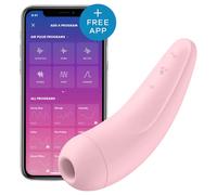 Satisfyer Curvy 2+ - vibratore clitorideo ondulato intelligente (rosa)
