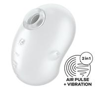 Satisfyer Cutie Ghost - Vibratore Succhia Clitoride Bianco