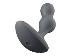 Satisfyer Plug anale vibrante Deep Diver - con app, Bluetooth, ricaricabile, silicone - Grigio