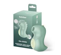 Satisfyer Din-OOOH, vibratore a onde di pressione | 2 motori | stimolatore clitorideo a forma di dinosauro | onde di pressione e vibrazioni | impermeabile (IPX7) | silicone