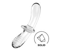 SATISFYER - DILDO DOPPIO CRISTALLO TRASPARENTE - TRANSPARENTE