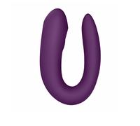 Satisfyer Double Joy Vibratore a doppia stimolazione, Viola