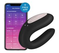 Satisfyer Double Joy One Size Black