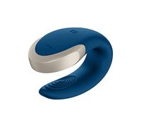 Satisfyer Double Love - vibratore di coppia smart (blu)