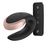 VIBRATORE SATISFYER DOUBLE LOVE LUXURY PARTNER - NERO