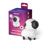 Satisfyer Dreamy Sheep, vibratore da donna a onde di pressione | stimolatore clitorideo con 2 motori | onde di pressione e vibrazione controllabili separatamente | impermeabile | in silicone
