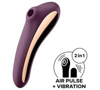 Satisfyer Dual Kiss Wine Red