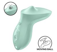 Satisfyer Exciterrr - Vibratore clitorideo rotante con perline (verde)