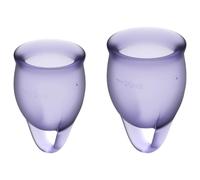 Satisfyer Feel Confident Menstrual Cup Coppa mestruale Purple