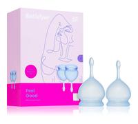 SATISFYER FEEL GOOD KIT COPA MENSTRUAL NARANJA 15+20ML - AZZURRO