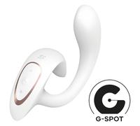 Satisfyer Vibratore "Dèa del Piacere" - per clitoride e punto G ricaricabile (bianco)