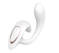 Satisfyer Vibratore "Dèa del Piacere" - per clitoride e punto G ricaricabile (bianco)