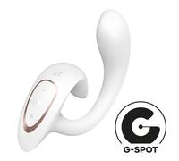 Satisfyer Vibratore "Dèa del Piacere" - per clitoride e punto G ricaricabile (bianco)