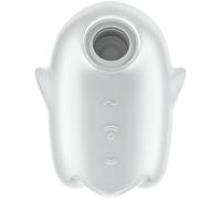 SATISFYER - GLOWING GHOST AIR PULSE VIBRADOR AMARILLO - BIANCO