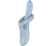 Satisfyer Heat Flex 4 - vibratore riscaldante con braccio per clitoride (argento)