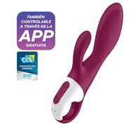 Satisfyer Heated Affair - vibratore clitorideo riscaldante - silicone rosso