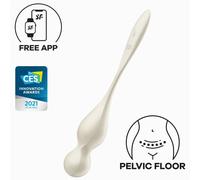 SATISFYER - LOVE BIRDS SFERE KEGEL VIBRANTI BIANCHE