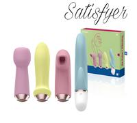 Satisfyer MARVELOUS FOUR Kit of 4 Vaginal Anal VIBRATORS Air Pulse Vibrator Set