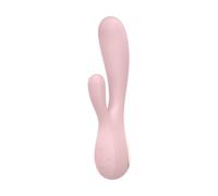 Satisfyer Mono Flex vibratore con stimolatore clitorideo Pink 20,3 cm