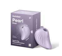 Satisfyer Pearl Diver Pressure Wave Vibratore | 2 in 1 Vibrazioni e impulsi d'Aria | Silicone di alta Qualità | Sex Toys per Donne | Vibratori impermeabile (IPX7) | Sex Toy per Donne