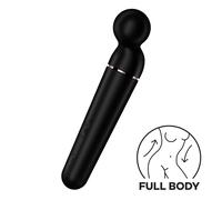 SATISFYER - MASSAGGIATORE VIBRATORE PLANET WAND-ER BERRY - NERO