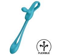 Satisfyer Plug & Play - vibratore anale e anello fallico ricaricabile (blu)