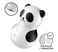 Satisfyer Pocket Panda - stimolatore clitorideo a onde d'aria (nero)