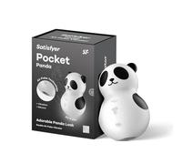 Satisfyer Pocket Panda - stimolatore clitorideo a onde d'aria (nero)
