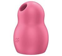 Satisfyer Stimolatore clitorideo Pro To Go 1 - Ricaricabile doppio ad onde d'aria e vibratore - Rosso