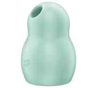 SATISFYER PRO TO GO 1 DOUBLE AIR PULSE STIMULATOR VIBRATOR - GREEN - VERDE