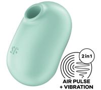 Satisfyer Pro To Go 2 Doppio Stimolatore ad Impulsi D'Aria - Verde