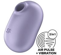 Satisfyer Pro To Go 2 Double Air Pulse Stimulator & Vibrator - Violet