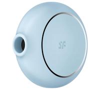 SATISFYER PRO TO GO 3 DOUBLE AIR PULSE STIMULATOR VIBRATOR - BLUE - AZZURRO