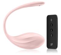 Satisfyer Ribbed Petal - Uovo vibrante radio (rosa)