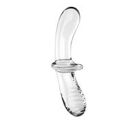 SATISFYER - DILDO DOPPIO CRISTALLO TRASPARENTE - TRANSPARENTE