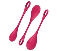 SATISFYER - SET DA ALLENAMENTO YONI POWER 1 ROSSO