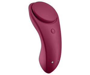 Satisfyer Sexy Secret - slip vibrante impermeabile intelligente (rosso)