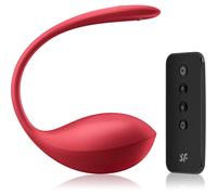 Satisfyer Shiny Petal Uovo vibrante Red 11 cm