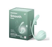SATISFYER - STIMOLATORE PUNTO G PETALE LISCIO VERDE ACQUA APP GRATUITA