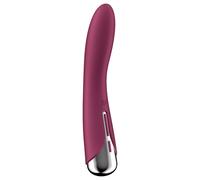 SATISFYER - SPINNING VIBE 1 VIBRATORE G-SPOT ROTATOR ROSSO - ROSSO