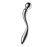 Satisfyer Star Force 2, dildo | sex toy unisex in acciaio inossidabile, per adulti | dildo con punta a sfera | per giochi con le temperature | per il punto G | giocattolo sessuale in metallo