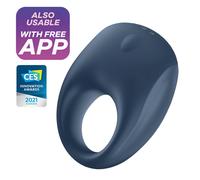 Satisfyer Strong One - anello vibrante per pene smart (blu)