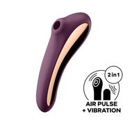 Satisfyer Succhia Clitoride Dual Kiss Air Pulse Vibrator CLIT & NIPPLE SUCKERS