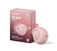 Satisfyer Sugar Rush Vibratore | Impulso d'Aria e Vibrazioni | Silicone delicato sul Corpo | Impermeabile (IPX7) e ricaricabile | La Stimolazione del Clitoride | Sex Toys per Adulti per Donne