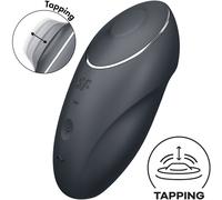 Satisfyer - tap & climax 1 vibratore lay-on nero